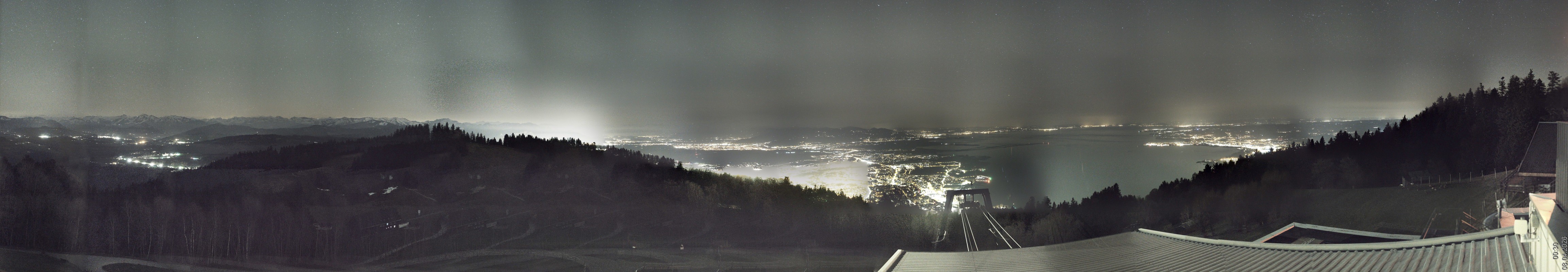 Archiv Foto Webcam Bregenz: Bergstation Pfänderbahn