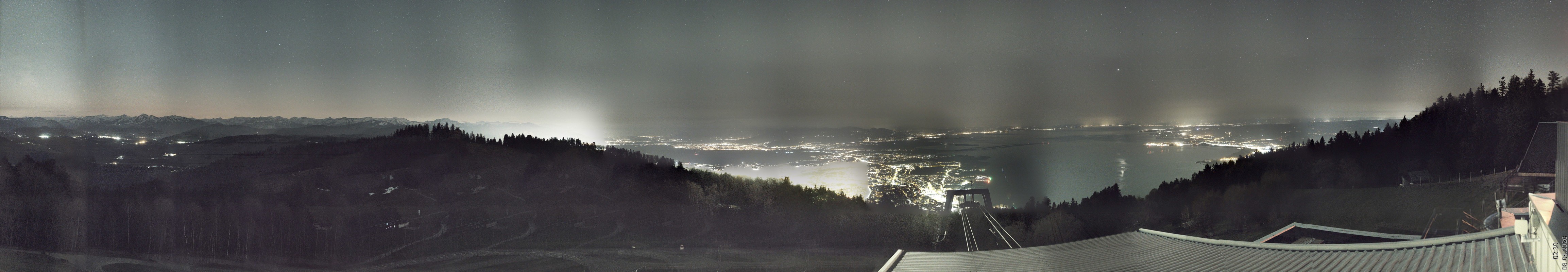 Archiv Foto Webcam Bregenz: Bergstation Pfänderbahn