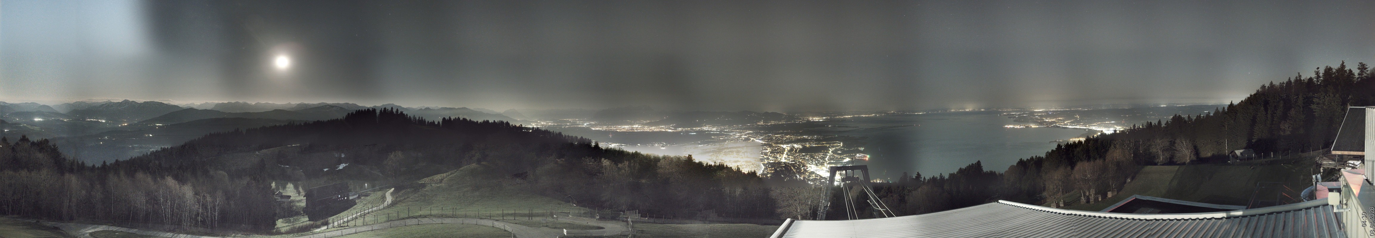 Archiv Foto Webcam Bregenz: Bergstation Pfänderbahn