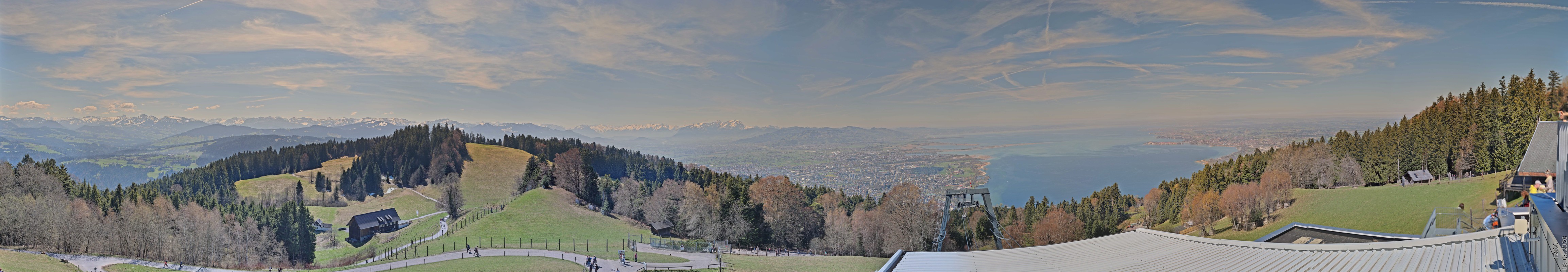 Archiv Foto Webcam Bregenz: Bergstation Pfänderbahn