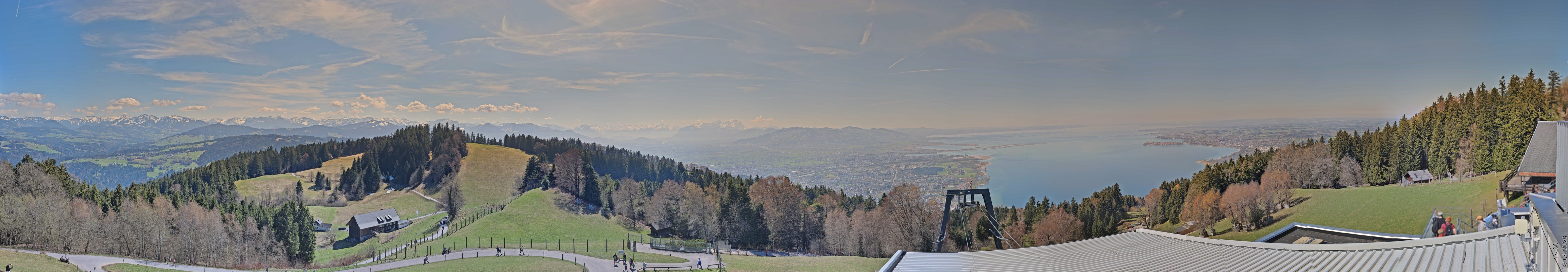 Archiv Foto Webcam Bregenz: Bergstation Pfänderbahn