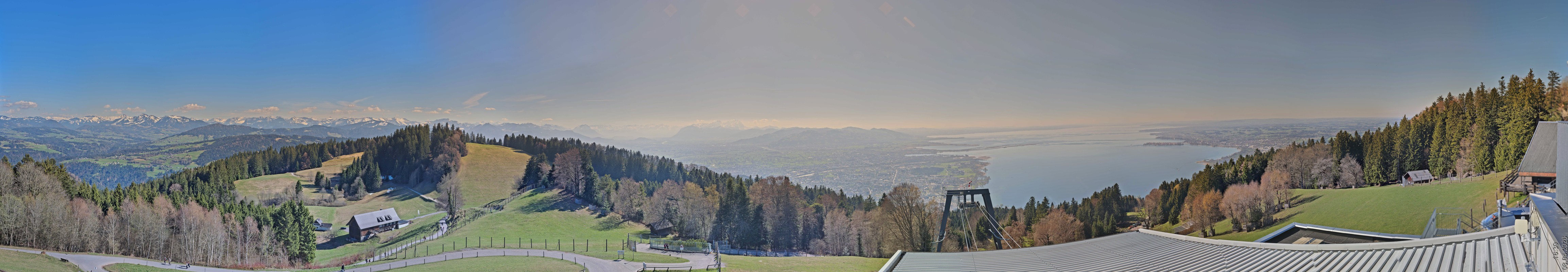 Archiv Foto Webcam Bregenz: Bergstation Pfänderbahn