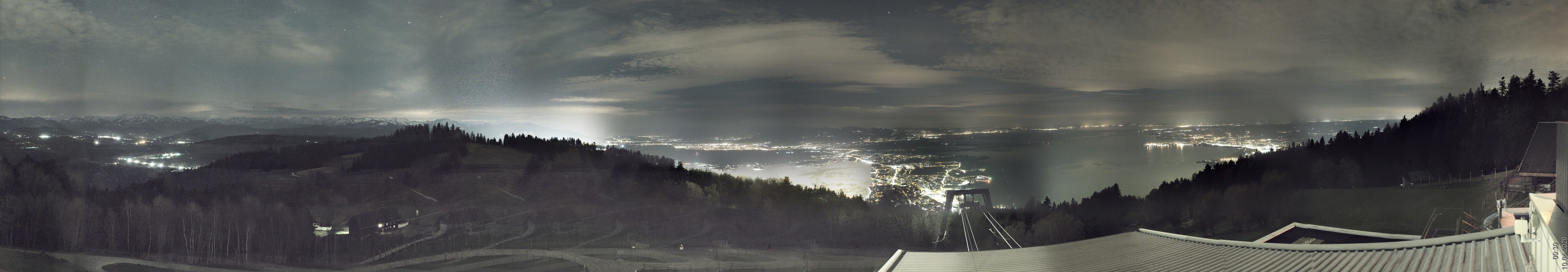 Archiv Foto Webcam Bregenz: Bergstation Pfänderbahn