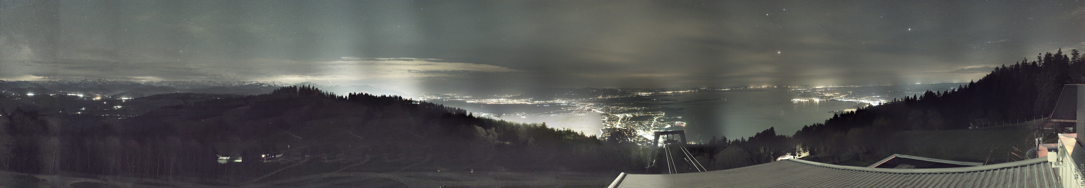 Archiv Foto Webcam Bregenz: Bergstation Pfänderbahn