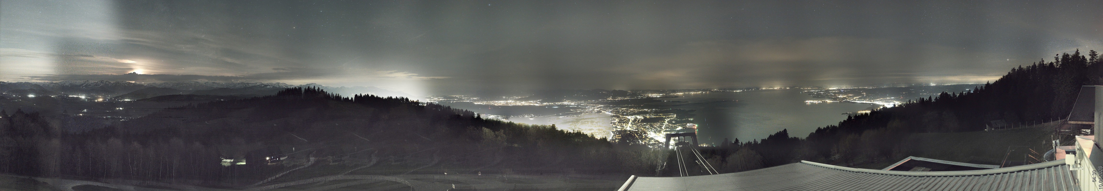 Archiv Foto Webcam Bregenz: Bergstation Pfänderbahn