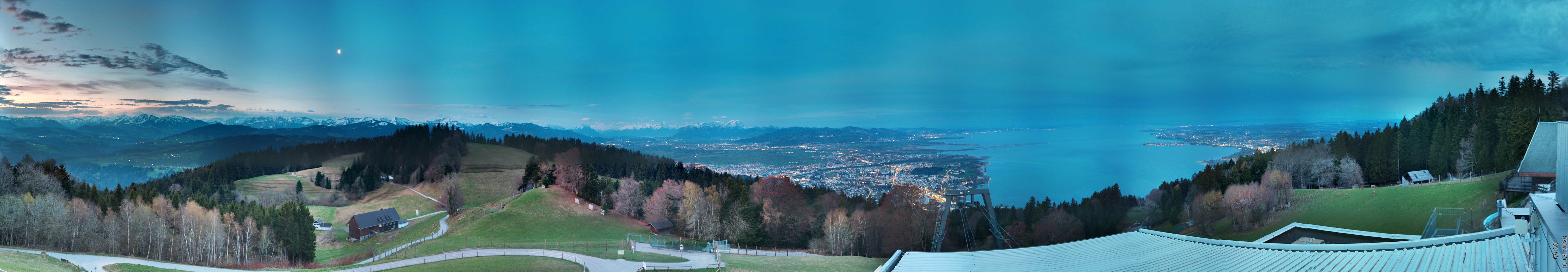 Archiv Foto Webcam Bregenz: Bergstation Pfänderbahn