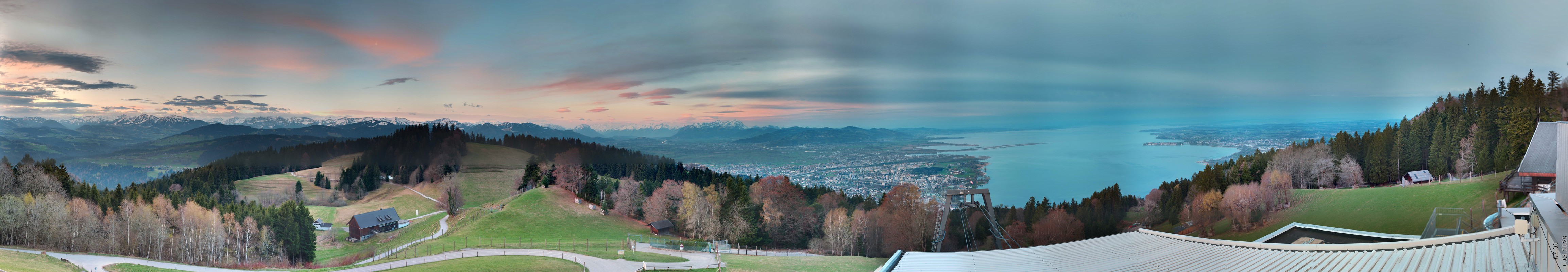 Archiv Foto Webcam Bregenz: Bergstation Pfänderbahn