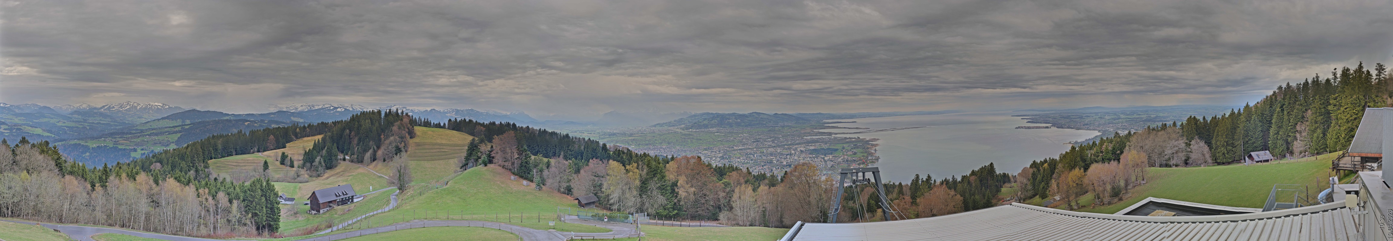 Archiv Foto Webcam Bregenz: Bergstation Pfänderbahn