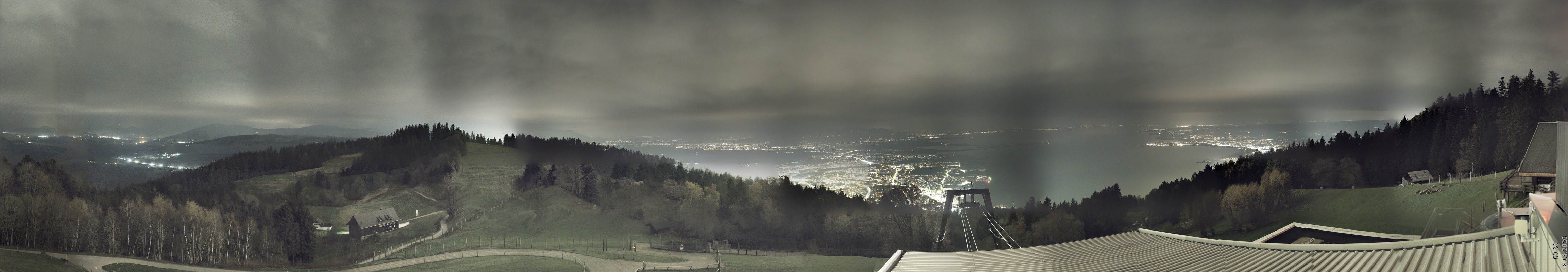 Archiv Foto Webcam Bregenz: Bergstation Pfänderbahn