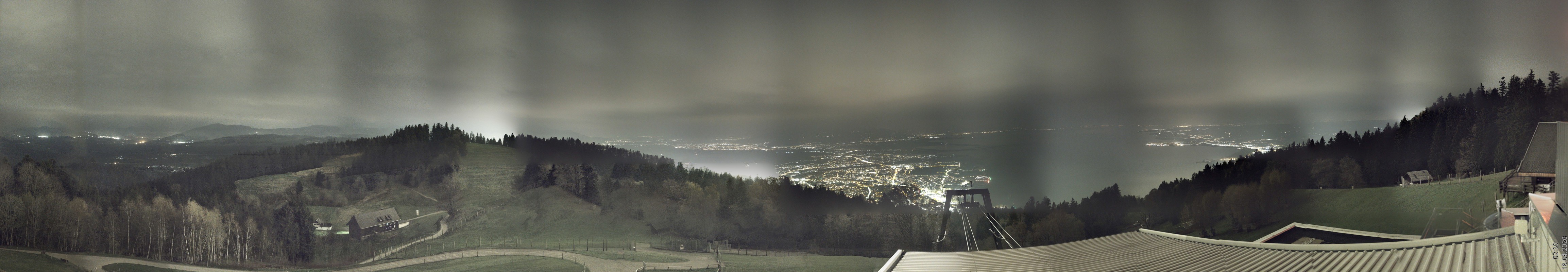 Archiv Foto Webcam Bregenz: Bergstation Pfänderbahn