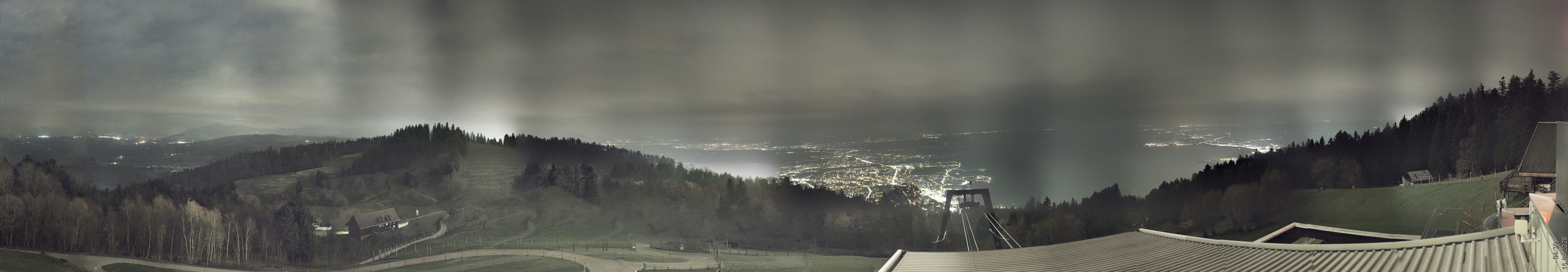 Archiv Foto Webcam Bregenz: Bergstation Pfänderbahn