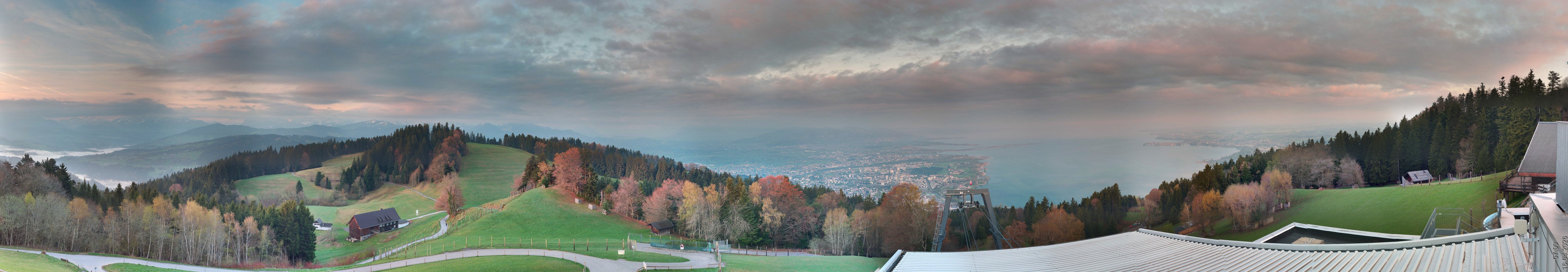 Archiv Foto Webcam Bregenz: Bergstation Pfänderbahn