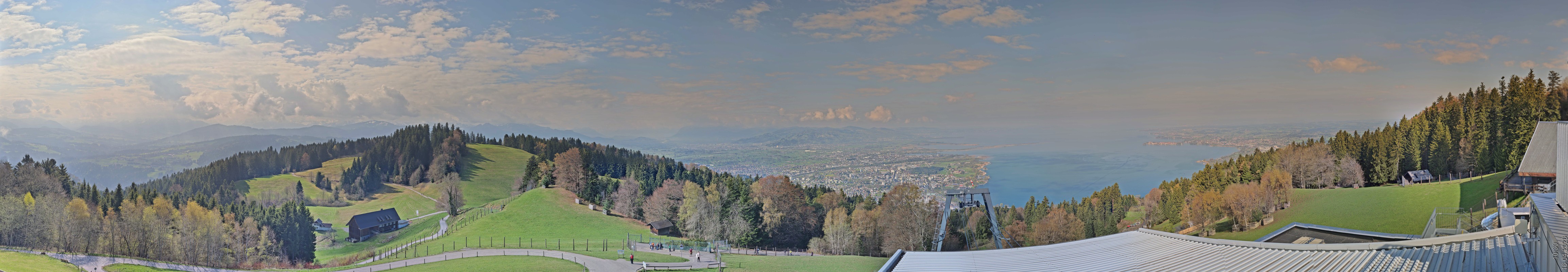 Archiv Foto Webcam Bregenz: Bergstation Pfänderbahn