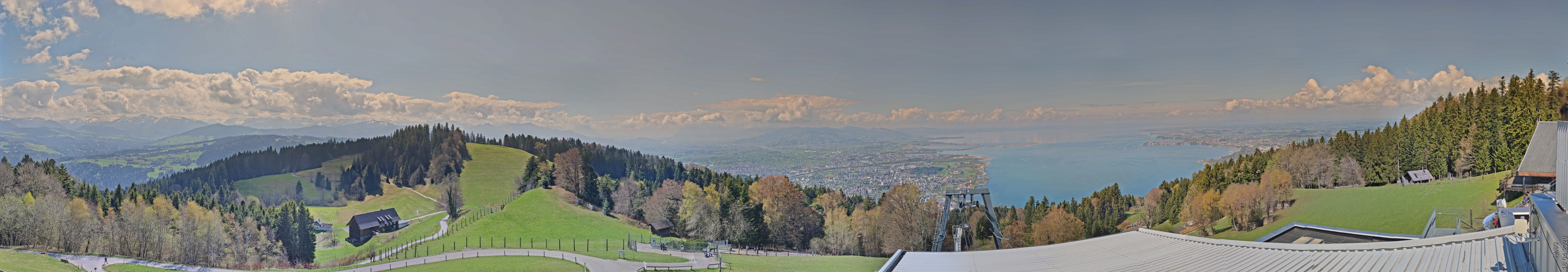 Archiv Foto Webcam Bregenz: Bergstation Pfänderbahn