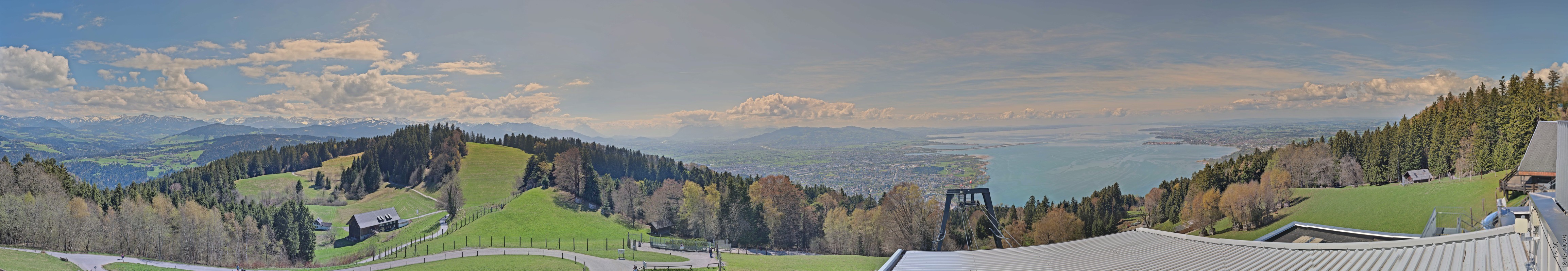 Archiv Foto Webcam Bregenz: Bergstation Pfänderbahn