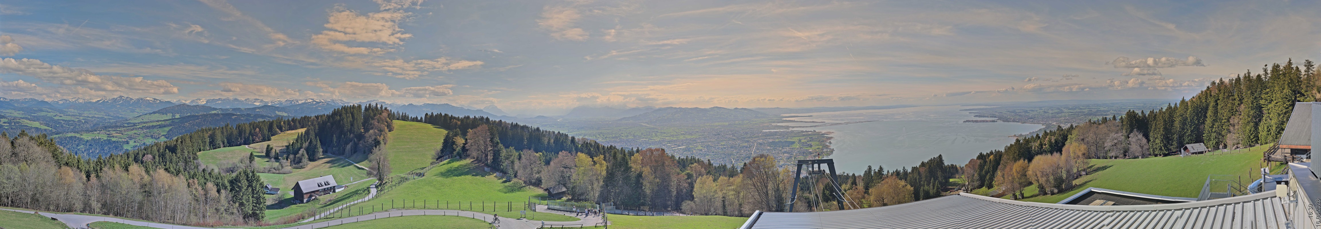 Archiv Foto Webcam Bregenz: Bergstation Pfänderbahn