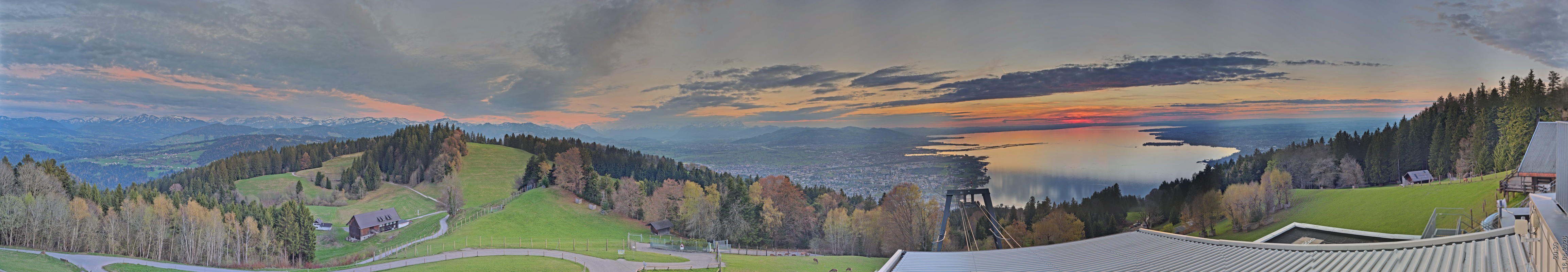 Archiv Foto Webcam Bregenz: Bergstation Pfänderbahn