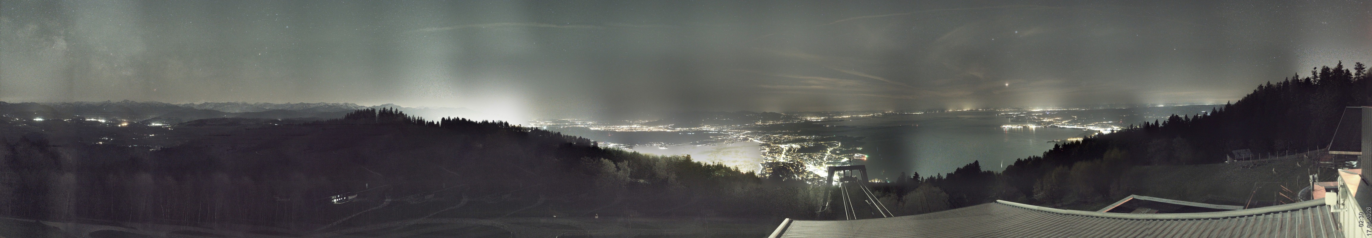 Archiv Foto Webcam Bregenz: Bergstation Pfänderbahn