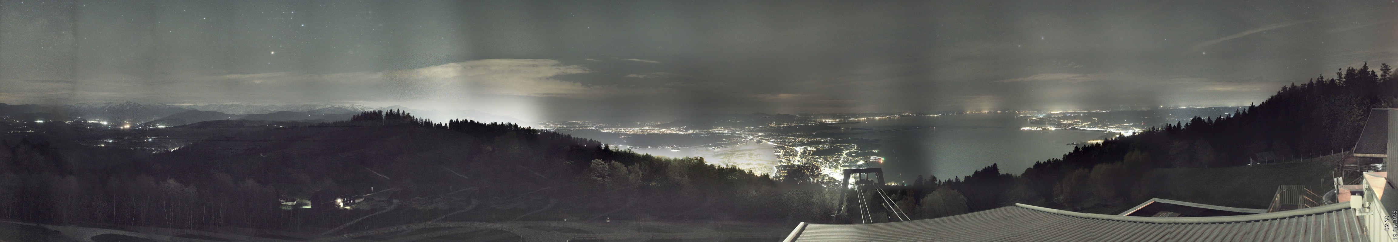 Archiv Foto Webcam Bregenz: Bergstation Pfänderbahn