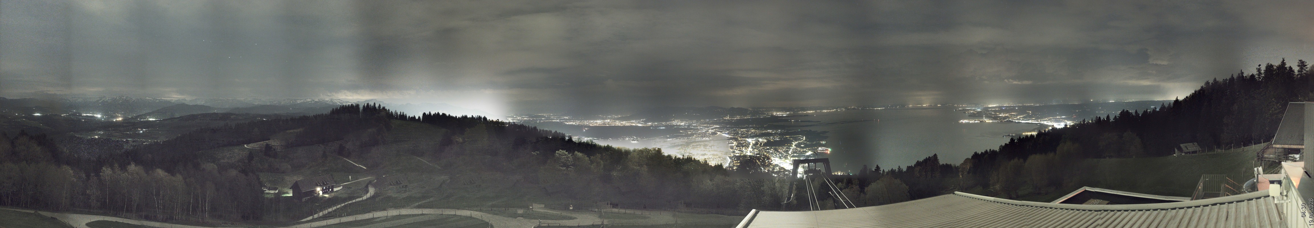 Archiv Foto Webcam Bregenz: Bergstation Pfänderbahn