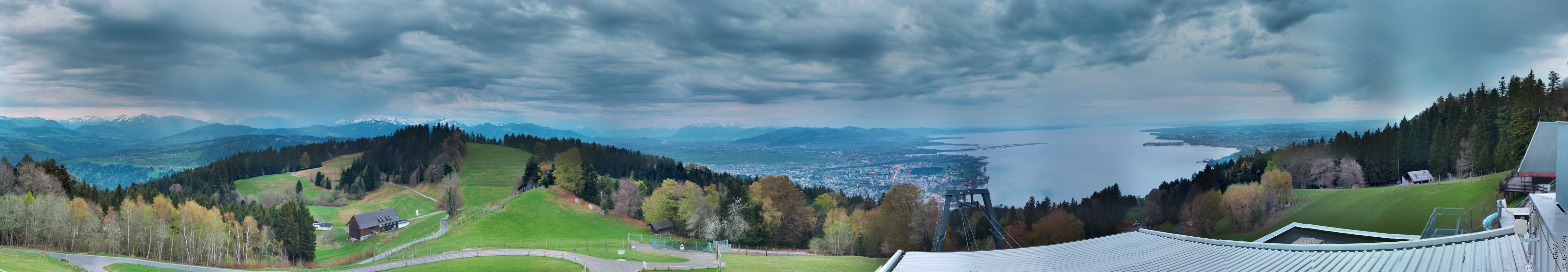 Archiv Foto Webcam Bregenz: Bergstation Pfänderbahn