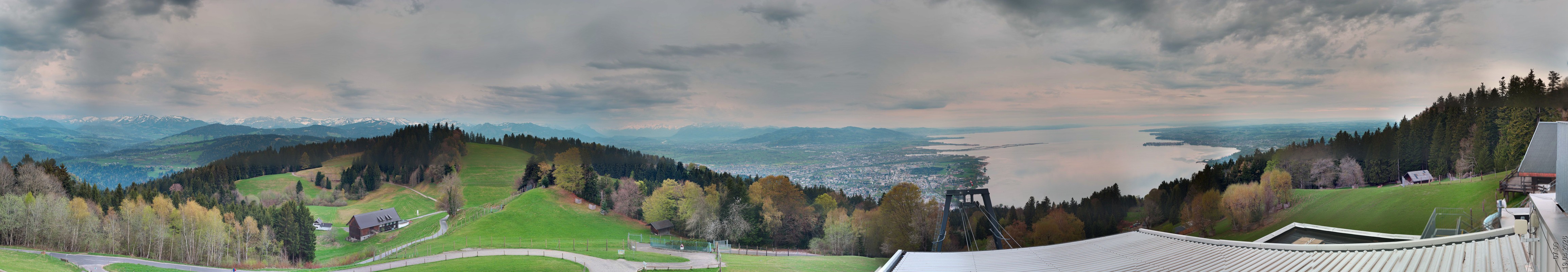 Archiv Foto Webcam Bregenz: Bergstation Pfänderbahn