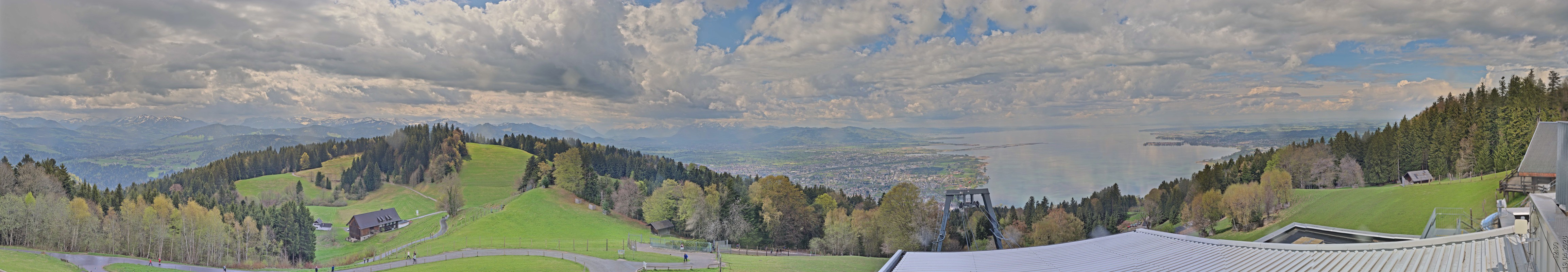 Archiv Foto Webcam Bregenz: Bergstation Pfänderbahn