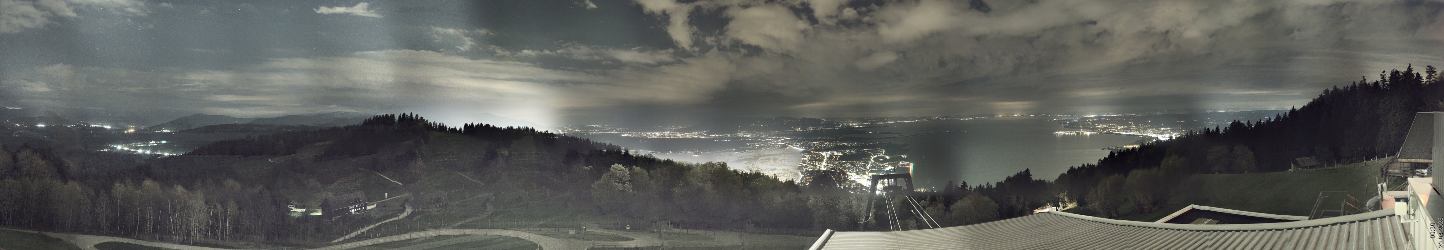 Archiv Foto Webcam Bregenz: Bergstation Pfänderbahn