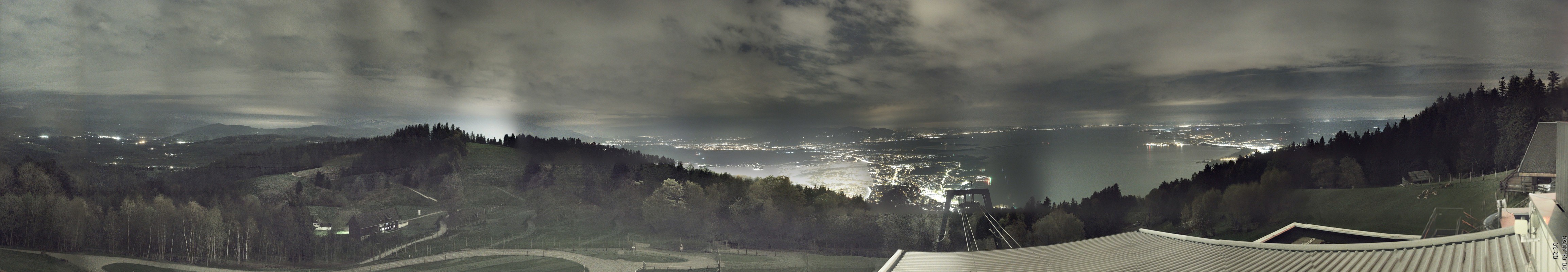 Archiv Foto Webcam Bregenz: Bergstation Pfänderbahn