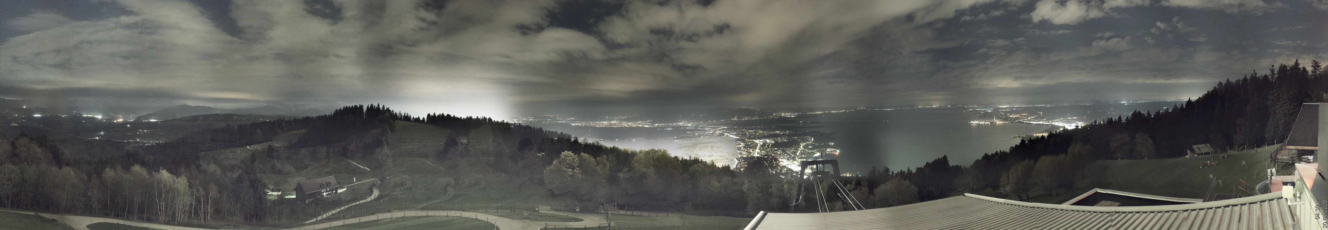 Archiv Foto Webcam Bregenz: Bergstation Pfänderbahn