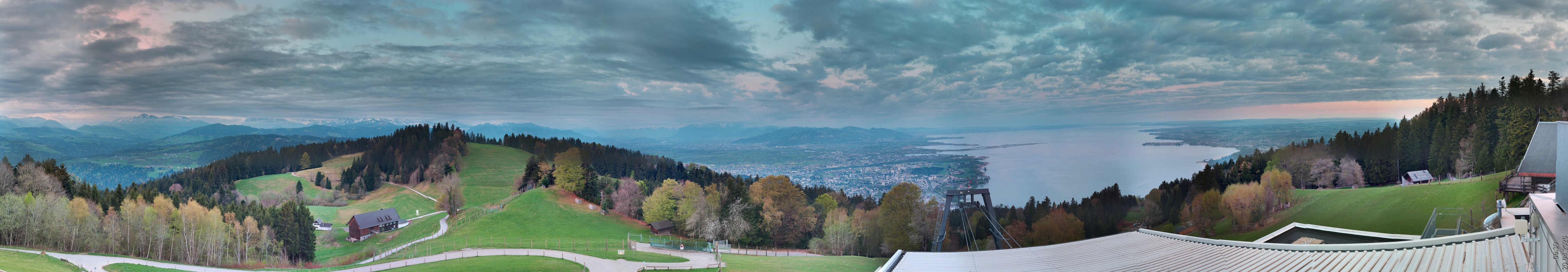 Archiv Foto Webcam Bregenz: Bergstation Pfänderbahn