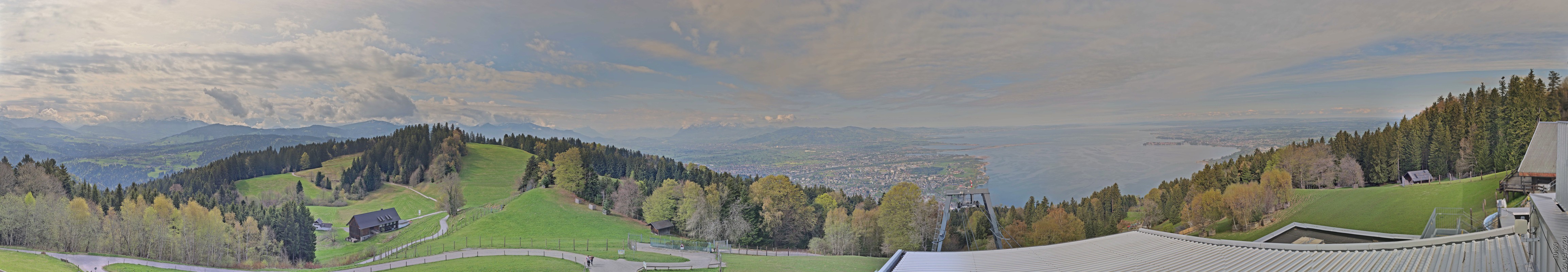 Archiv Foto Webcam Bregenz: Bergstation Pfänderbahn