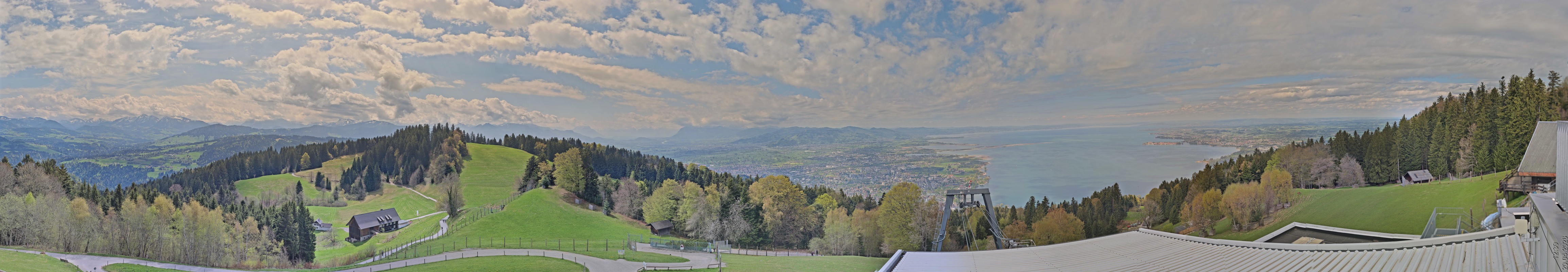 Archiv Foto Webcam Bregenz: Bergstation Pfänderbahn