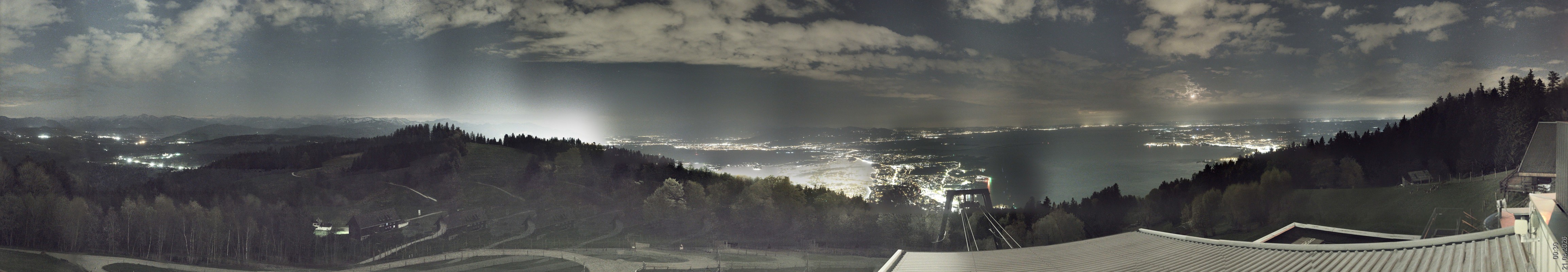 Archiv Foto Webcam Bregenz: Bergstation Pfänderbahn