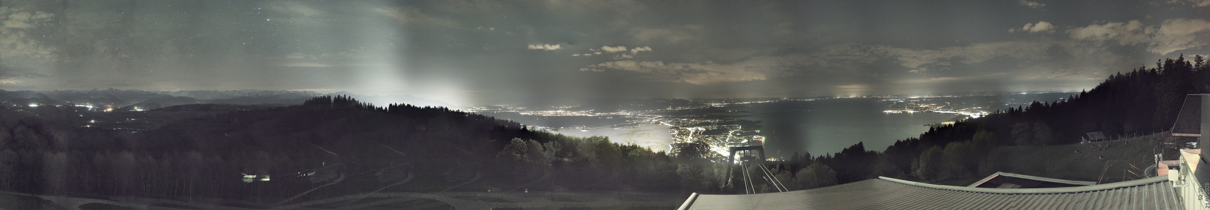 Archiv Foto Webcam Bregenz: Bergstation Pfänderbahn