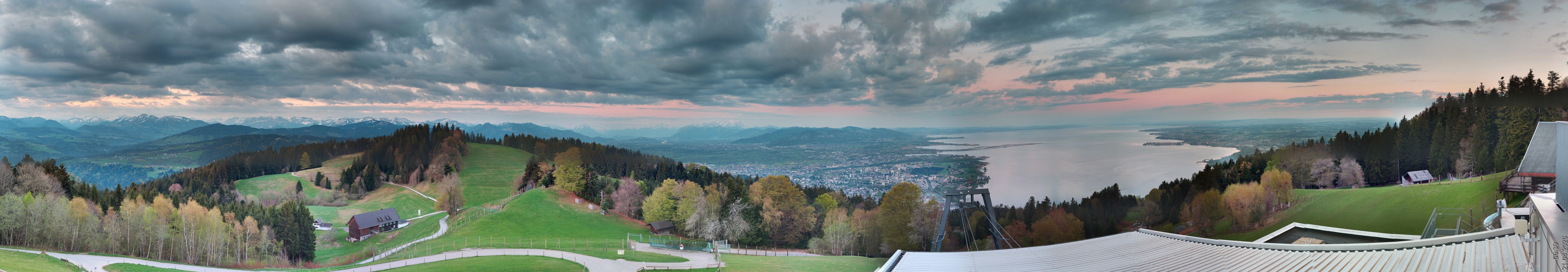 Archiv Foto Webcam Bregenz: Bergstation Pfänderbahn