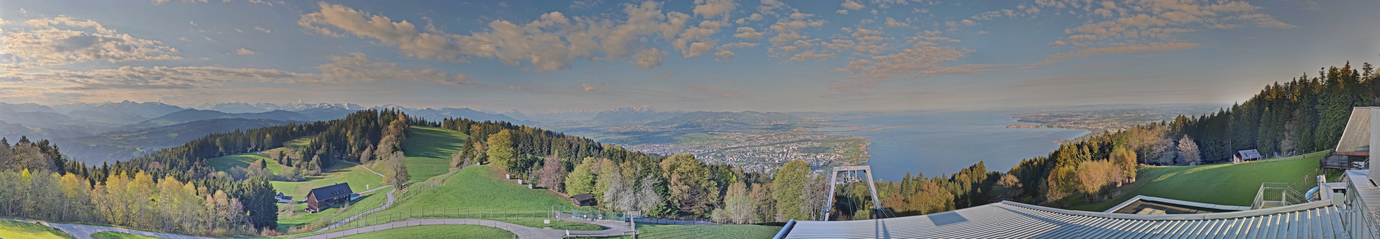 Archiv Foto Webcam Bregenz: Bergstation Pfänderbahn