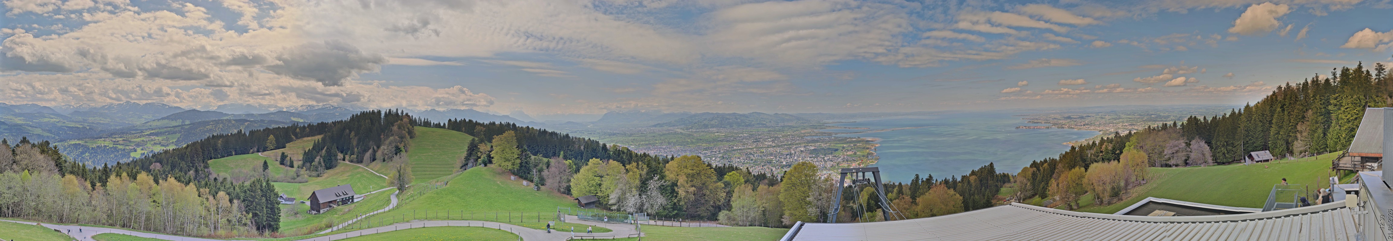 Archiv Foto Webcam Bregenz: Bergstation Pfänderbahn