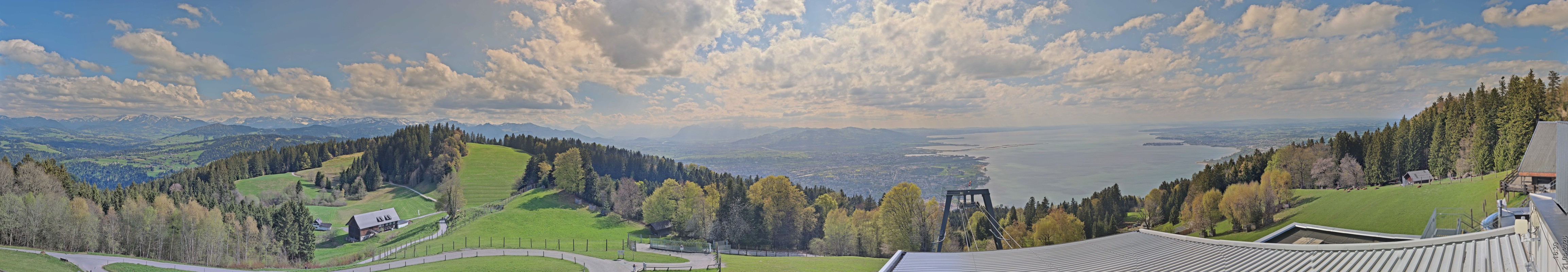 Archiv Foto Webcam Bregenz: Bergstation Pfänderbahn