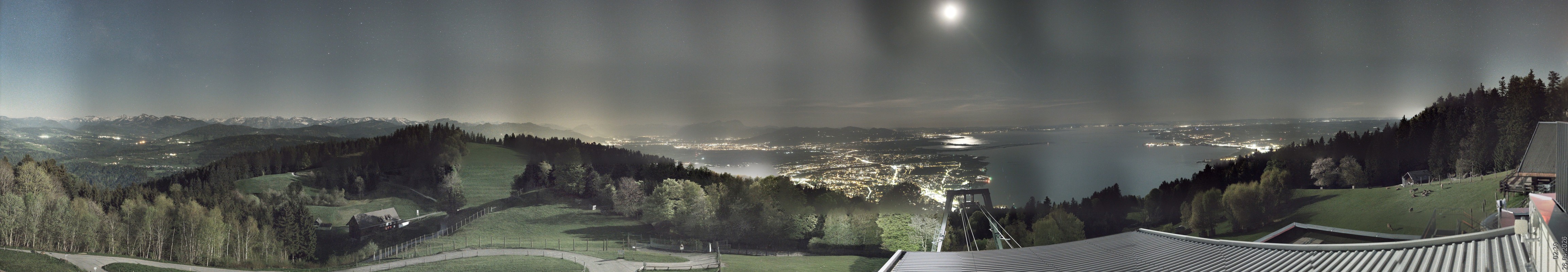 Archiv Foto Webcam Bregenz: Bergstation Pfänderbahn