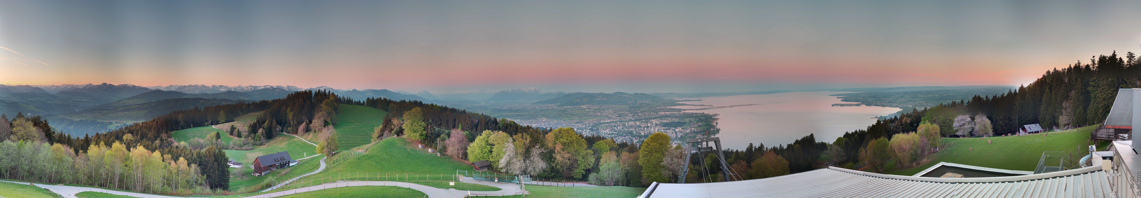 Archiv Foto Webcam Bregenz: Bergstation Pfänderbahn