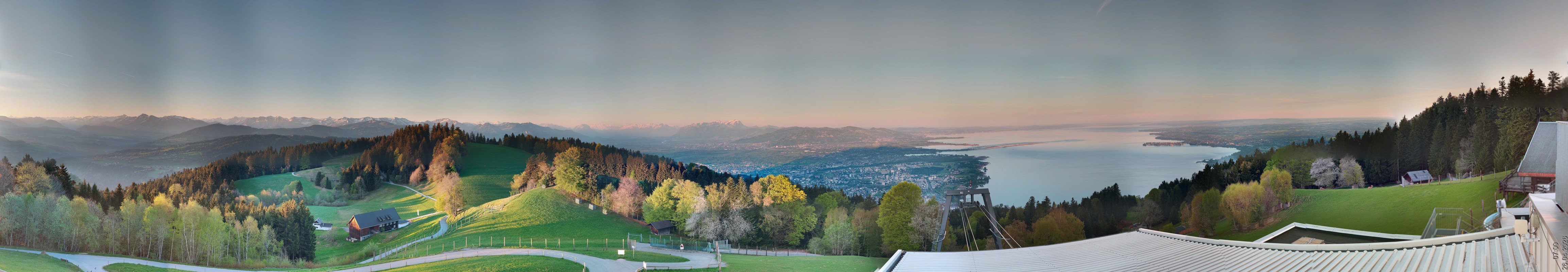 Archiv Foto Webcam Bregenz: Bergstation Pfänderbahn