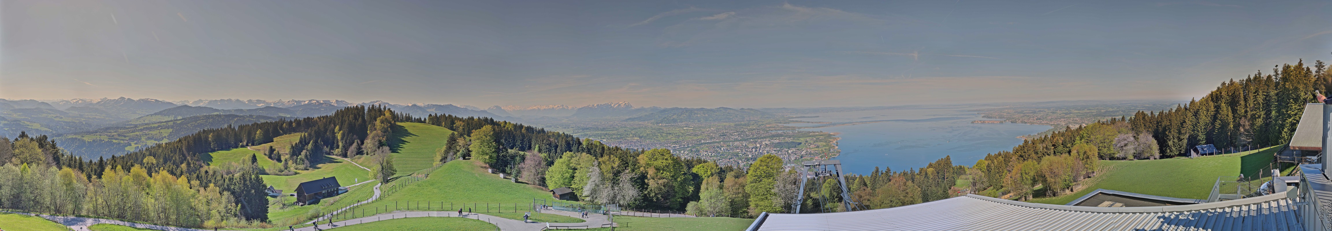 Archiv Foto Webcam Bregenz: Bergstation Pfänderbahn