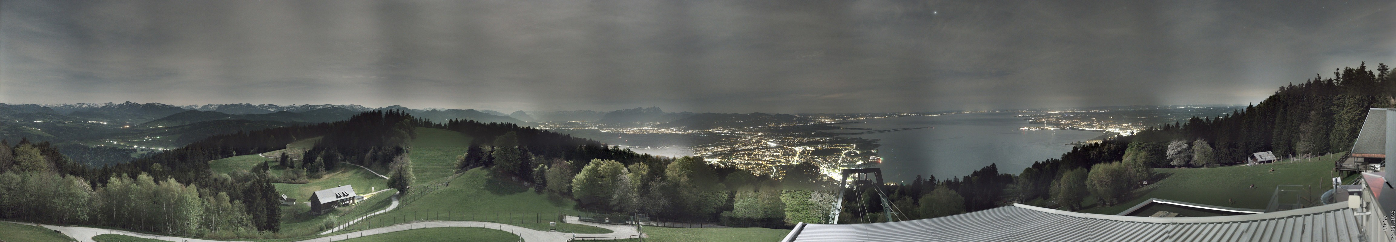 Archiv Foto Webcam Bregenz: Bergstation Pfänderbahn