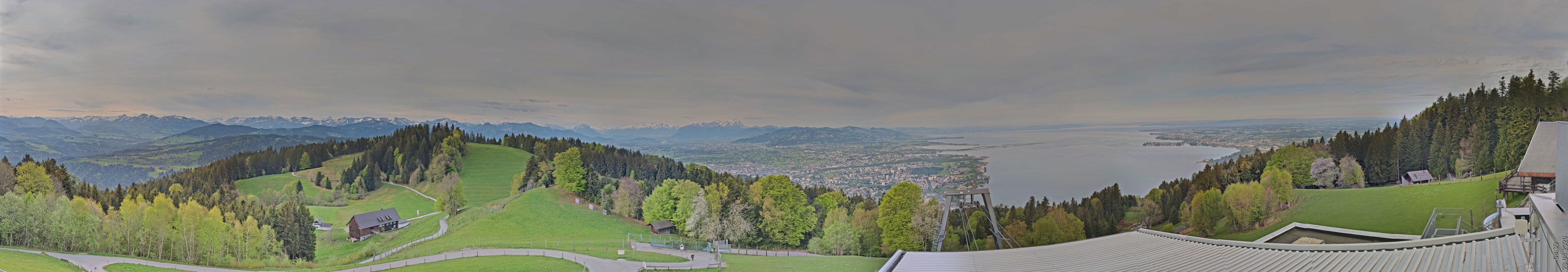 Archiv Foto Webcam Bregenz: Bergstation Pfänderbahn