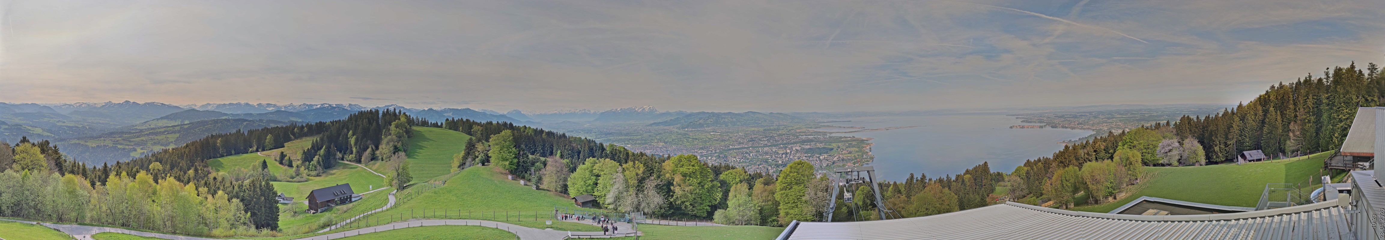 Archiv Foto Webcam Bregenz: Bergstation Pfänderbahn