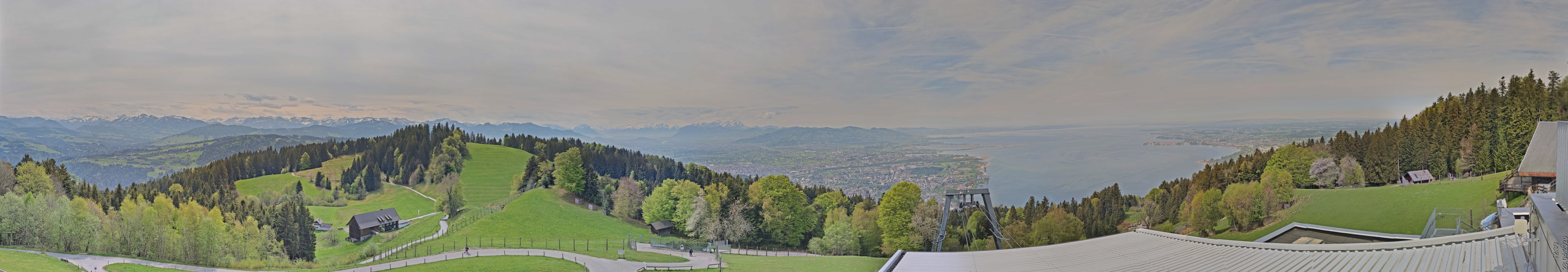 Archiv Foto Webcam Bregenz: Bergstation Pfänderbahn