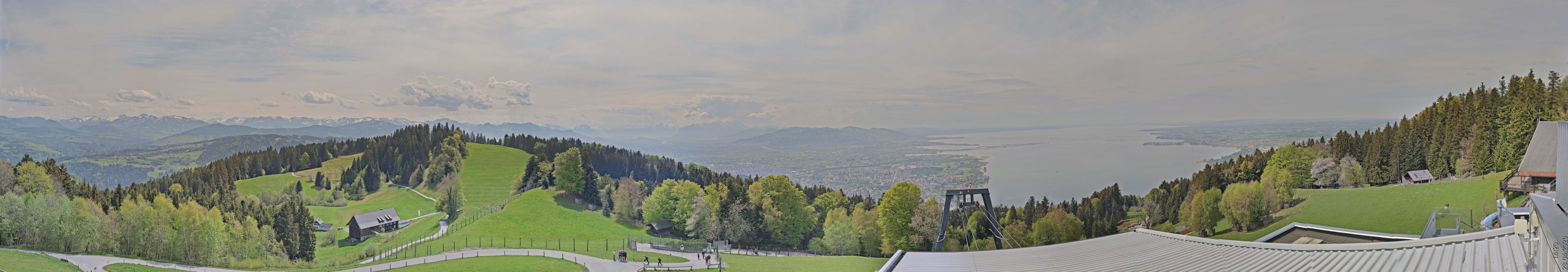 Archiv Foto Webcam Bregenz: Bergstation Pfänderbahn