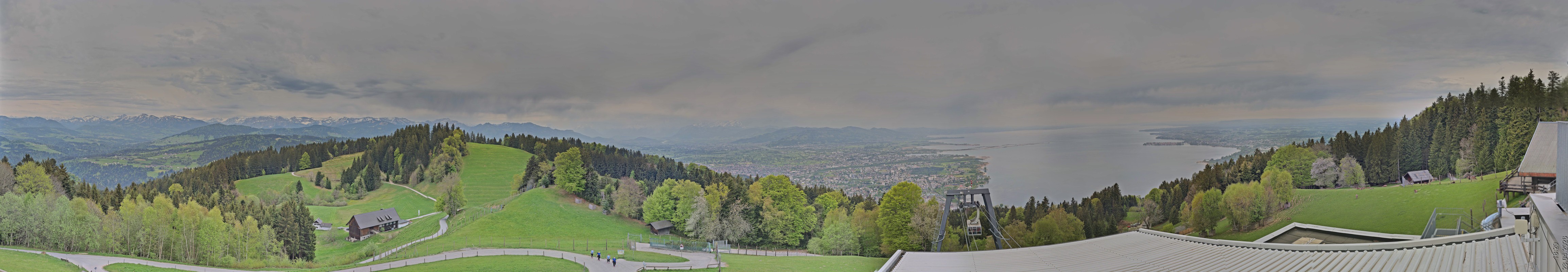 Archiv Foto Webcam Bregenz: Bergstation Pfänderbahn