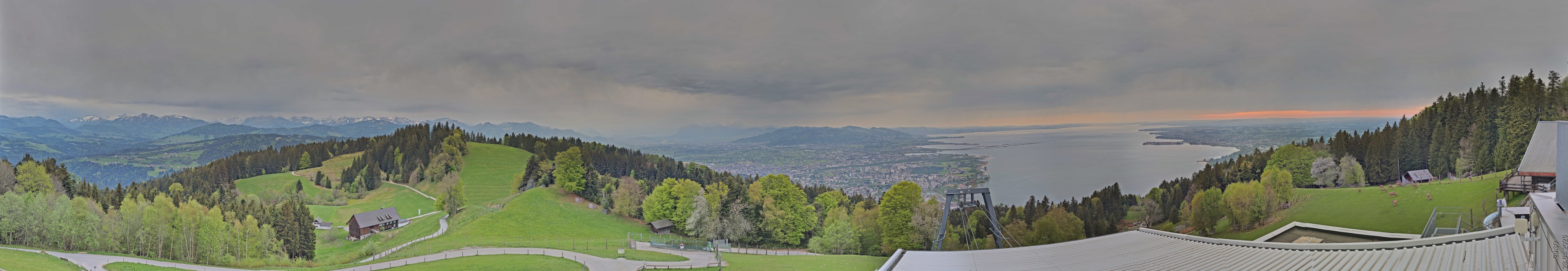 Archiv Foto Webcam Bregenz: Bergstation Pfänderbahn